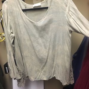 Green Bell Sleeve Altr’d State Top